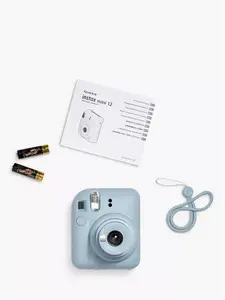 Fujifilm Instax Mini 12 Instant Camera With Built-In Flash & Hand Strap