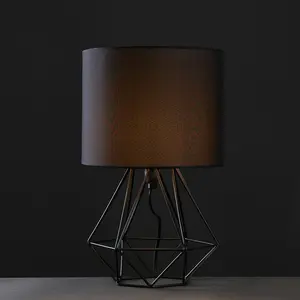 Butera 40Cm Table Lamp Set (Set of 2) Black / No