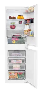 Beko ICQFD355 50:50 Integrated Frost free Fridge freezer - White