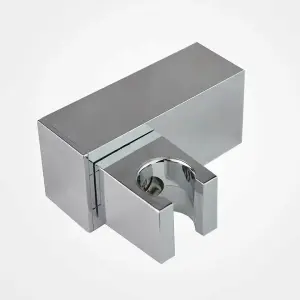 Shower Rail Holder Chrome Finish Stainless Steel Material Accessory