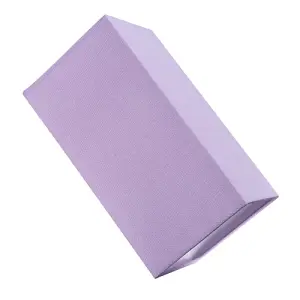 Contemporary and Stylish Soft Lilac Linen Fabric Tall Rectangular 25cm Lampshade