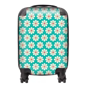 Daisy Pattern Suitcase - Mini Cabin