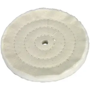 High-Quality Cotton Buffing Wheel 150mm - Perfect for Bench Grinders