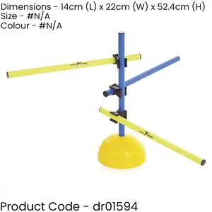 Adjustable Height Multi-Arm Jump Trainer Kit - Circuit Football Drill Agility