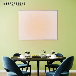 Mirrorstone 1200W Classic Infrared Heating Panel With White Frame