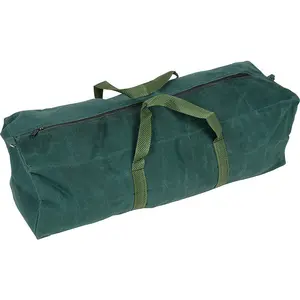 18" HEAVY DUTY CANVAS TOOL BAG ZIPPED HOLDALL TOTE CADDY STORAGE BAG BOX NEW