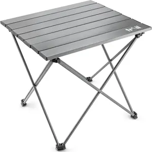 Trail Folding Camping Table Lightweight Aluminium Outdoor Garden Beach Medium