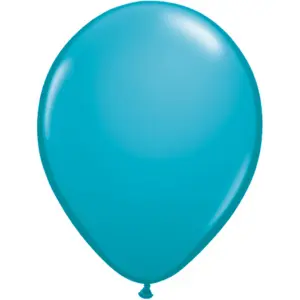 Qualatex 11 Inch Round Plain Latex Balloons (100 Pack) Teal (One Size)