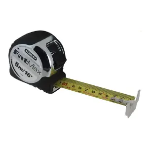 Stanley STA533886 FatMax Pro Silver Tape Measure 5m/16ft Twin Pack 5-33-886