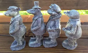 Miniature Character Ornaments from Wind in the Willows