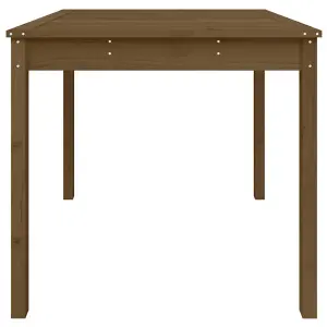 Berkfield Garden Table Honey Brown 82.5x82.5x76 cm Solid Wood Pine