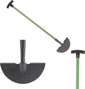 AAMEN Heavy Duty Lawn Half Moon Lawn Edging Tool