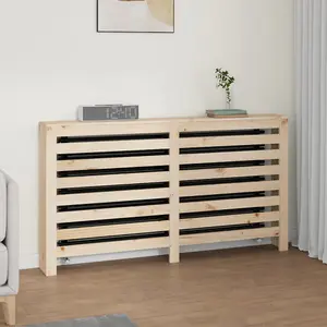 Berkfield Radiator Cover 153x19x84 cm Solid Wood Pine