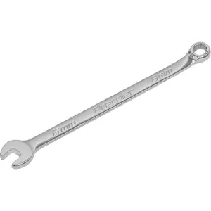 6mm Steel Combination Spanner - Long Slim Design Combo Wrench - Chrome Vanadium