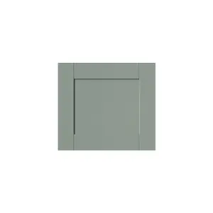 GoodHome Ashmead Matt reed green Drawer front, bridging door & bi fold door, 356mm x 16mm x 397mm