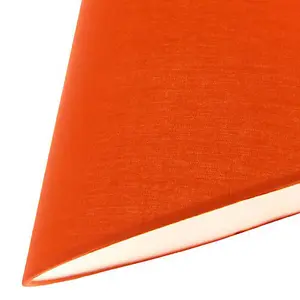 12 Vibrant Oange Cotton Coolie Lampshade Suitable for Table Lamp or Pendant