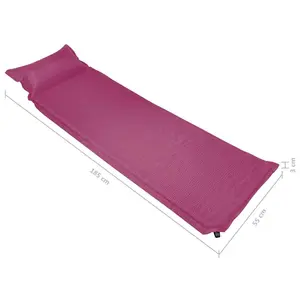 Mercede Inflatable 3cm Air Bed Pink