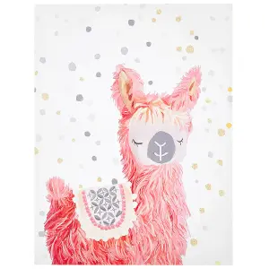 Canvas AFASSA Rectangular 60 x 80 cm Kids Animal Pink