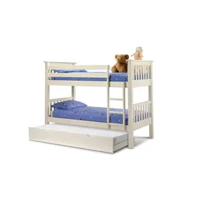 Scoggins Single (3') Standard Bunk Bed White