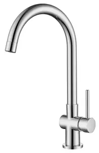 VURTU Erebus C Shape Single Lever Tap, 359(H) x 86(W), Chrome, 402102