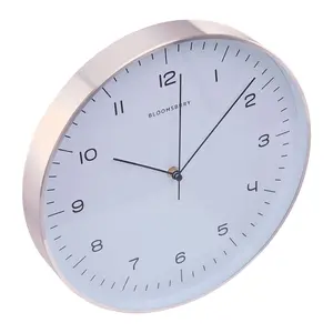 Interiors by Premier Elko Round Copper Finish Wall Clock