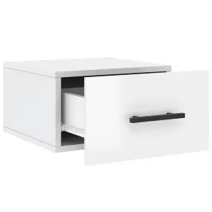 Berkfield Wall-mounted Bedside Cabinets 2 pcs High Gloss White 35x35x20 cm