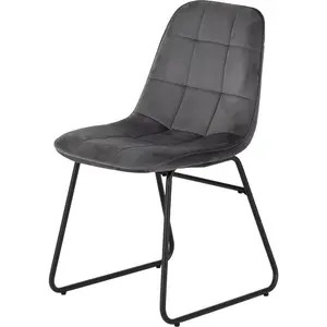 Mizer Upholstered Dining Chair (Set of 2) Grey