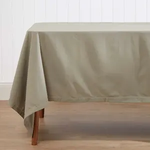 Homescapes Grey Tablecloth 178 x 300 cm