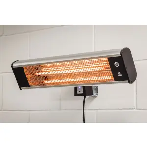 Sealey High Efficiency Carbon Fibre Infrared Wall Heater 1800W/230V IWMH1809R