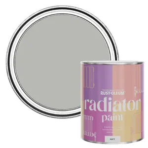 Rust-Oleum Grey Tree Matt Radiator Paint 750ml