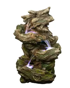 Driftwood Falls Woodland Mains Plugin Powered Water Feature