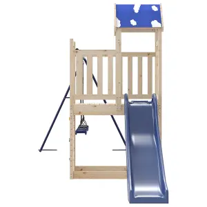 Berkfield Outdoor Playset Solid Wood Pine