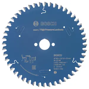 Bosch Professional Circular Saw Blade for High Pressure Laminate - 160 x 20 x 2.2 mm, 48 Teeth