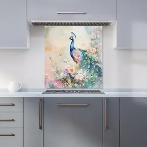 Ava Sterling: 00026 Premium Glass Kitchen Splashback W700mm x H650mm