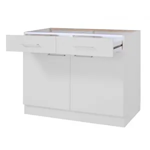 Ameriah kitchen base cabinet White