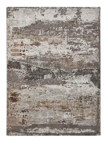 Grey Beige Abstract Modern Easy to clean Rug for Dining Room Bed Room and Living Room-160cm X 220cm