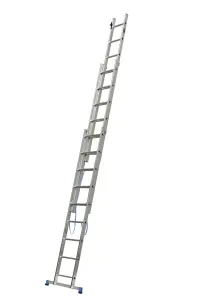 Mac Allister 3-way 5.2m Aluminium Combination Ladder