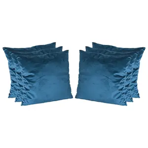 Square Velvet Cushions - 55cm x 55cm - Pack of 6