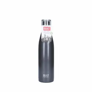 Built 740ml Double Walled Stainless Steel Water Bottle Charcoal