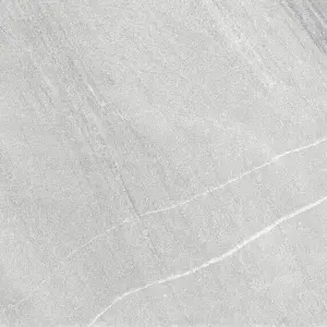 Abyss Matt Light Grey Stone Effect Porcelain Outdoor Tile - Pack of 15, 5.58m² - (L)610x(W)610mm