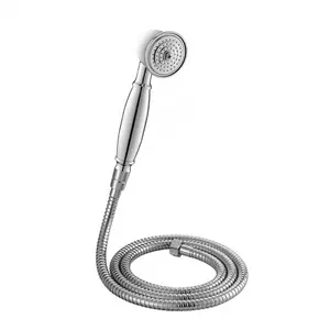 ENKI Chrome Traditional Brass Handheld Shower Head & Hose EH002