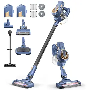 Avalla D-3 Cordless Vacuum Cleaner MEGA Bundle: 1 x Micro Glide, Mega Glide, Helo Glide - 2 x Helo Pads, Battery Pack, HEPA Filter