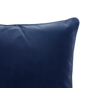 GoodHome Valgreta Deep navy Square Indoor Cushion (L)43cm x (W)430cm