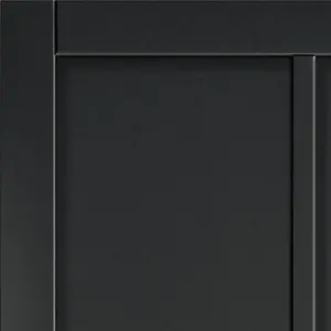 Urban Industrial Civic Black Internal Door