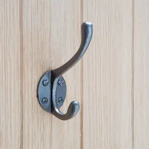 Hammer & Tongs - Hat & Coat Hook - W40mm x H105mm - Brass