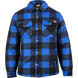 Dickies Mens Portland Shirt Blue Small