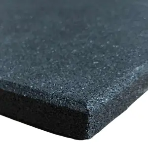 Anti-Vibration Rubber Mat - 20mm - Washing Machine Tumble Dryer Gym Equipment - 1m x 1m