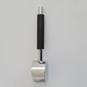 Chrome Replacement Handle With Black Handle Kitchen Basin For 35mm 40mm Valve Lever Tap Plumbing