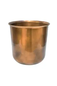 Outdoor Hampton Copper Metal Planter H28Cm W27.5Cm