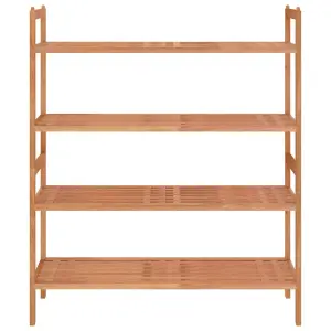 Berkfield Shoe Racks 2 pcs 69x27x41 cm Solid Wood Walnut